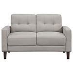 Bowen Beige Track Arm Tufted Loveseat 506786-3