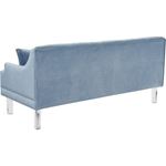Roxy Sky Blue Velvet Tufted Sofa Roxy_Sofa_Sky Blue by Meridian Furniture 3