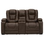 Owner's Box Thyme Leather Power Reclining L-3