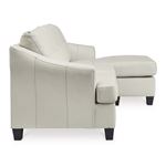 Genoa Coconut Leather Sofa Chaise 47704-3
