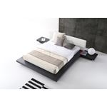 Opal King Modern Wenge & White Platform Bed Top