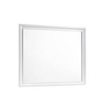 Barzini White Rectangular Mirror 205894 By Coaster