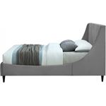 Eva Grey Velvet Upholstered Bed-3