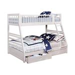 Ashton White Twin Over Full 2-Drawer Bunk Bed 460180 by Coaster