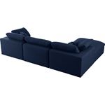 Serene 4pc Navy Linen Deluxe Cloud Modular Rever-3