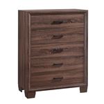 Brandon Warm Brown 5 Drawer Chest 205325  By Coaster