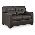 Belziani Storm Leather Tufted Loveseat 54706 By Ashley Signature Design