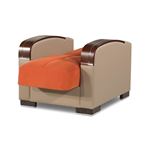 Mobimax Orange Fabric Chair Mobimax Chair - Orange by CasaMode 3