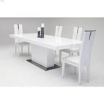 Modrest Zenith Modern White Extendable Dining Table 3