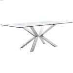 Juno Chrome Stainless Steel Dining Table 1