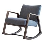 Gianna Dark Grey and Walnut Rocking Chair 603285 By Coaster