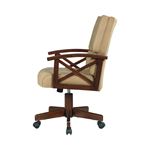 Marietta Upholstered Game Arm Chair Tobacco And Tan 100172 Front