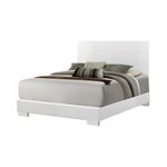 Felicity Glossy White Queen Panel Bed 203501Q By Coaster