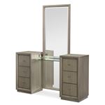 Highline Greige 6 Drawer Vanity with Mirror By Legacy Classic