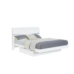 Aurora White King Storage Bed by Global Furniture USA