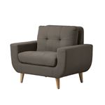 Deryn Grey Fabric Chair 8327GY-1 by Homelegance