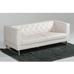 Windsor Modern Tufted Eco-Leather Sofa Side