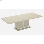 Chiara Modern Maple Lacquer Extendable Dining Tabl