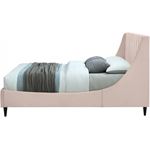 Eva Pink Velvet Upholstered Bed-3
