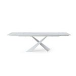9113 Ceramic Top Marble Design Extention Dining-3