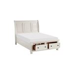 Laurelin White 5pc Bedroom Set Bed