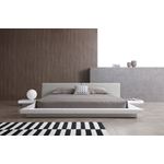 Modrest Opal Queen Modern White and Grey Bed set