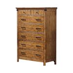 Brenner Rustic Honey 7 Drawer Chest 205265 By Coaster