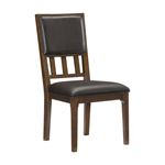 Frazier Park Brown Cherry Upholstered Dining Side Chair 1649S