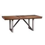 Spring Creek Walnut Rectangle Dining Table 106581 By Coaster