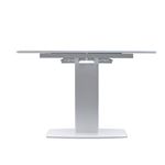 2396 Modern White Dining Table Side