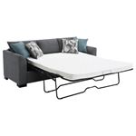 Storey Grey Sleeper Sectional Sofa Chaise Grey-3