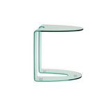 Lido Clear Glass End Table - 3