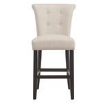 Selma 26" Counter Stool Beige and Coffee 203-221 Front