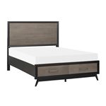 Raku Contemporary Queen Bed with Footboard Storage 1711-1 By Homelegance