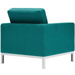 Loft Modern Teal Fabric Tufted Chair EEI-2050-TEA by Modway 3