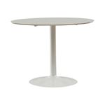 Lowry White 40 inch Round Dining Table 105261 By Coaster