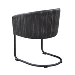 Aviano Anthracite Grey Upholstered Barrel Dinin-3