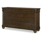 Coventry Eight Drawer Dresser in Classic Cherry Finish Wood By Legacy Classic