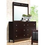 Carlton Cappuccino 6 Drawer Dresser 202093-3