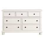 Laurelin White 7 Drawer Dresser 1714W-5-3
