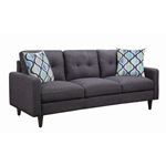 Watsonville Grey Tufted Sofa 552001 By Coaster