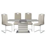 Glissand 5pc Grey Dining Set 5599-71*5 by Homelegance