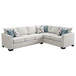 Ashford Greige Chenille Fabric Sleeper Sectional Sofa 500818 By Coaster