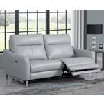 Derek Light Grey Power Reclining Sofa 602501P-3