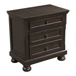 Homelegance Begonia Grey 1718GY-4 Night Stand Side