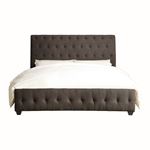 Baldwyn Dark Grey Upholstered Bed 5789N-1 Front