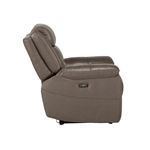 Kennett Taupe Leather Power Reclining Chair 952-3