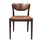 Union Modern Brown Oak Dining Chair-3