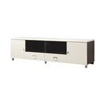 Modern White And Grey 71 inch TV Stand 700910 By Coaster