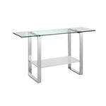 Clarity High Gloss White Lacquer Console Table by 